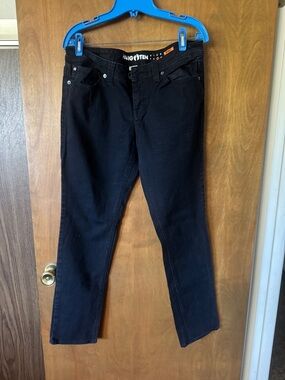 Hang Ten women’s Black Slim Straight Jeans - Deep Black